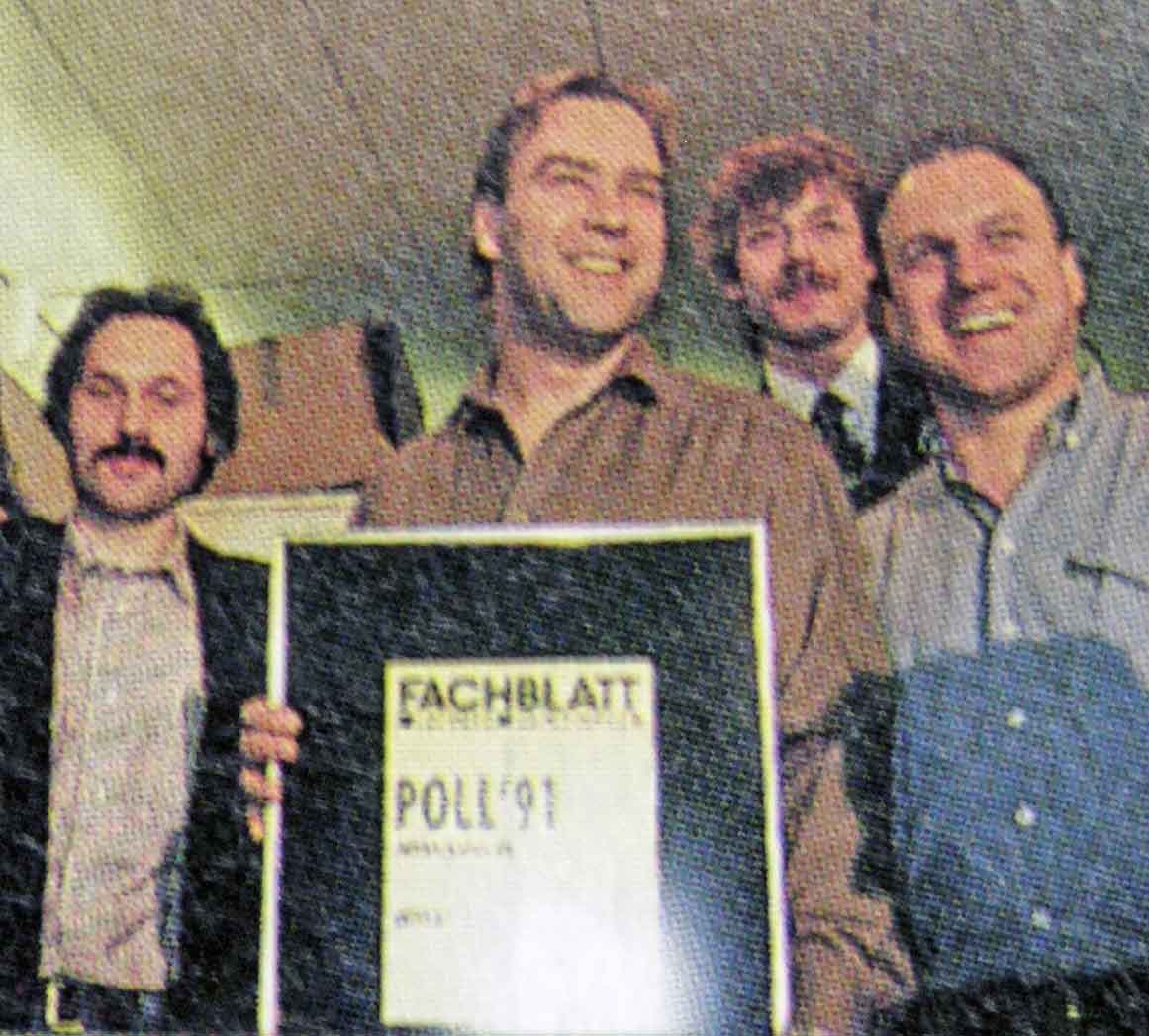 Fachblatt Musikmagazin Poll '91 1. Preis für das Mischpult des Jahres 1991 Mitec Joker Varydesk