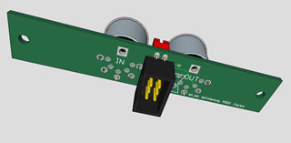 Minimoog hidden MIDI connection top