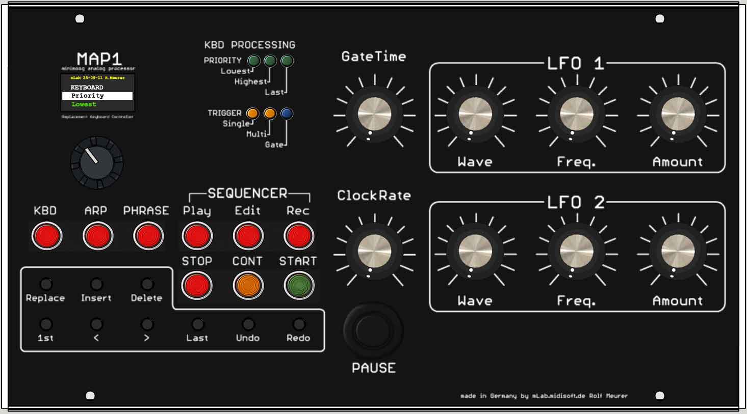 MAP1 Minimoog Analog Processor